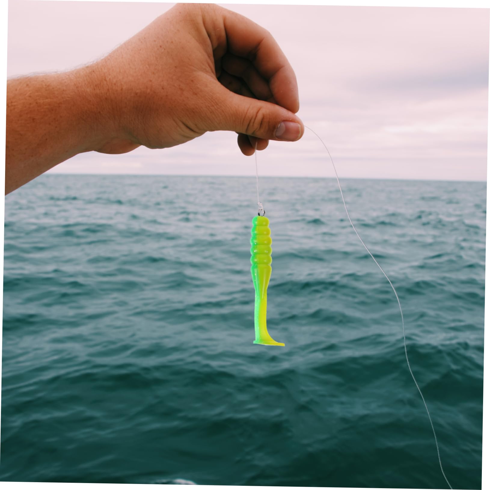 Milisten Leurre Souple De Simulation Pôle pour La Pêche Océan Leurres De Basse Plombs Appât Poisson Pince Carpe De Canne À Pêche Moulinets De Pêche Filet PVC