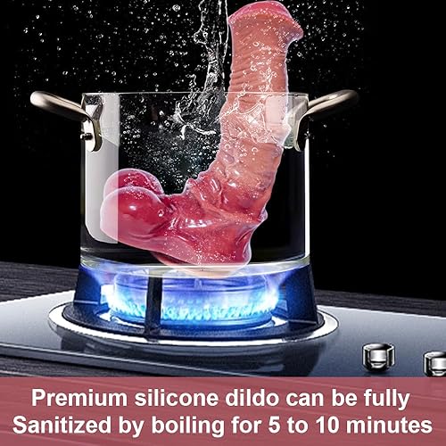 Miniatura 2 de Gran consolador gigante realista de 13.8 pulgadas, diseño de caballo realista, silicona segura para el cuerpo, base de ventosa para diversión manos