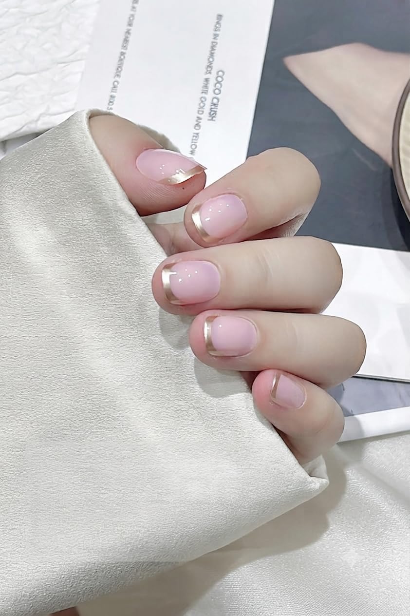 G&D Jewellery Handmade Acrylic Press On Nails | 3 Pack (72 Pieces) | Reusable Artificial Nails | Full Cover Glossy Nail Extensions for Women-image-28