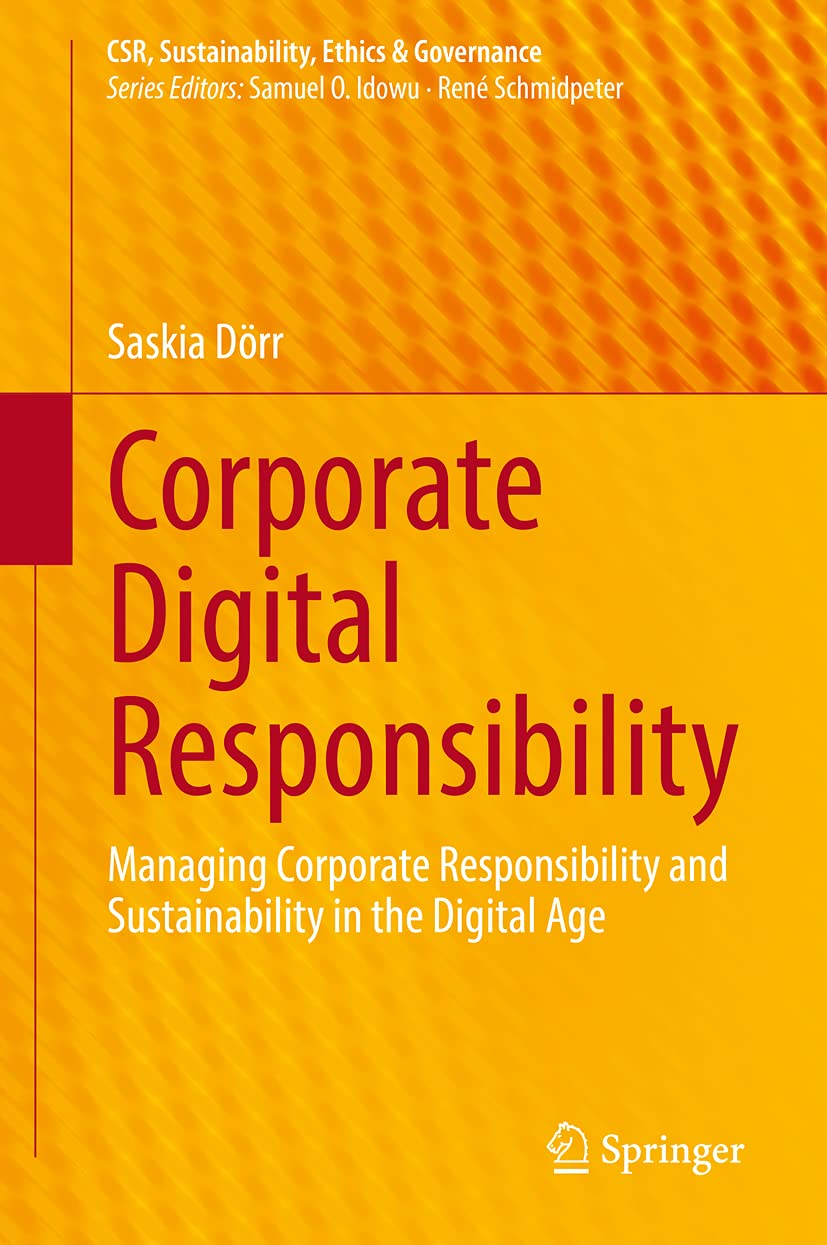 Amazon.com: Corporate Digital Responsibility: Managing Corporate ...