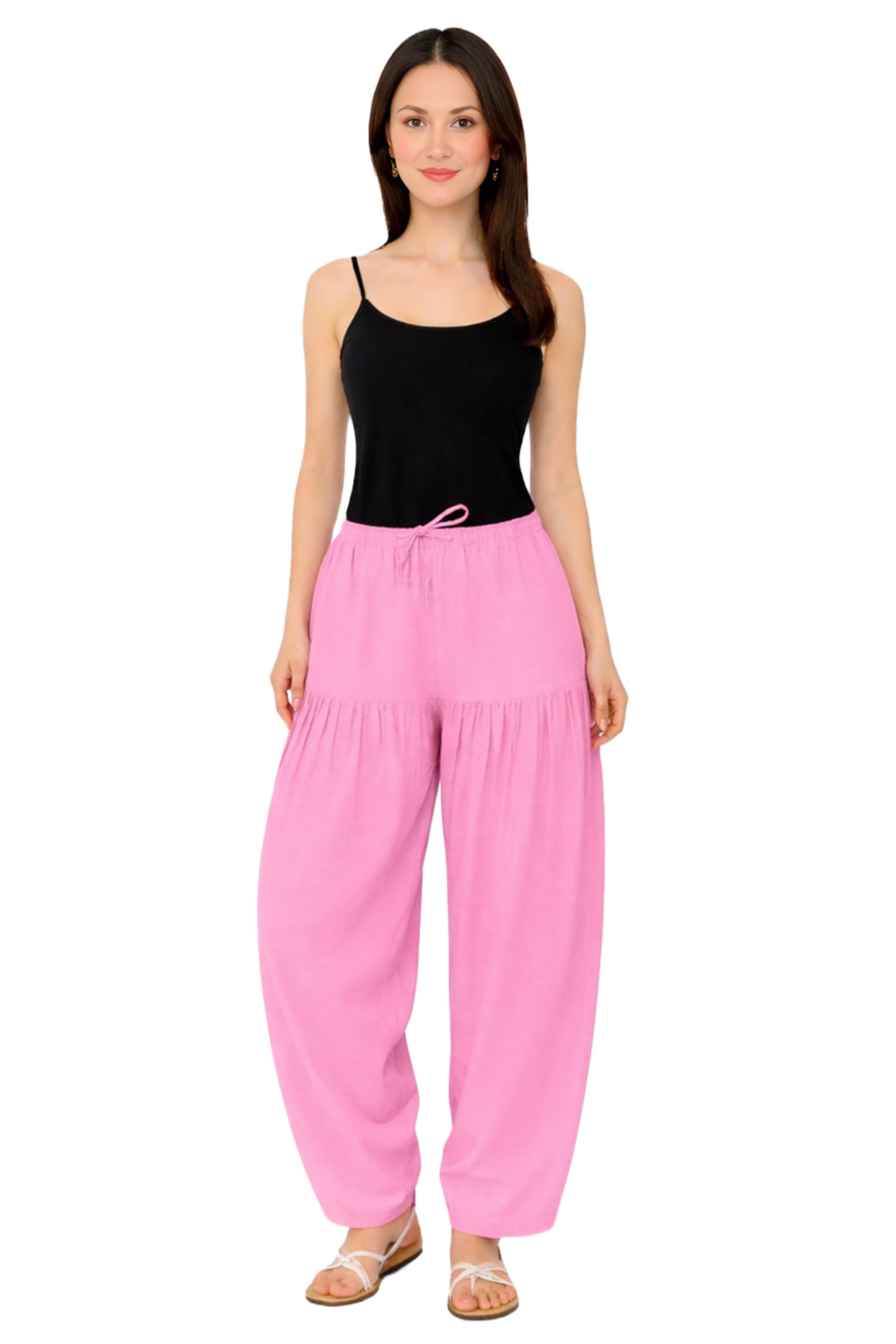 abrav Women's Cotton Patiala Salwar | Punjabi Pleated Salwar Pant | Comfortable Full Length Ethnic Bottom Wear-picture-11