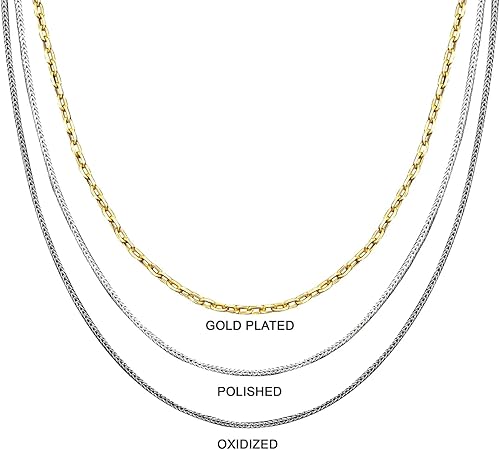 Miniatura 4 de Oni Mask - Collar con colgante 3D para hombre collar de máscara Hannya oxidada en plata collar gótico demonio para novio collar de diablo punk Plata