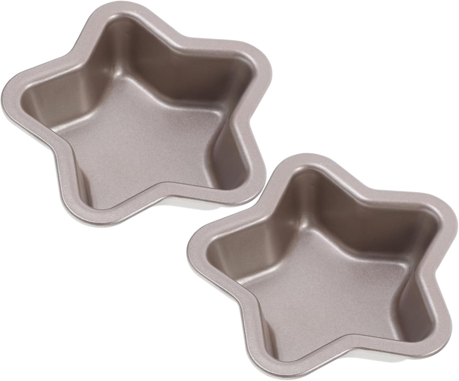 PRETYZOOM 2Pcs Non Stick Star Shaped Cake Mold Bakeware for DIY Desserts for Home Baking and Creative Treats