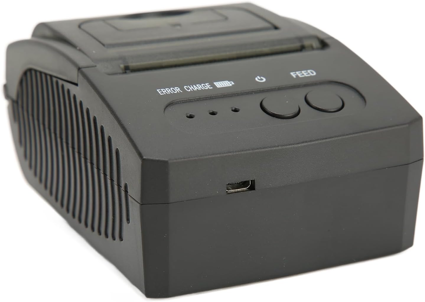 Luqeeg Portable Printer Receipt, 58mm Paper Width 2000mAh Rechargeable Thermal Label Printer,with Thermal Printer Paper,for Office and Small Business