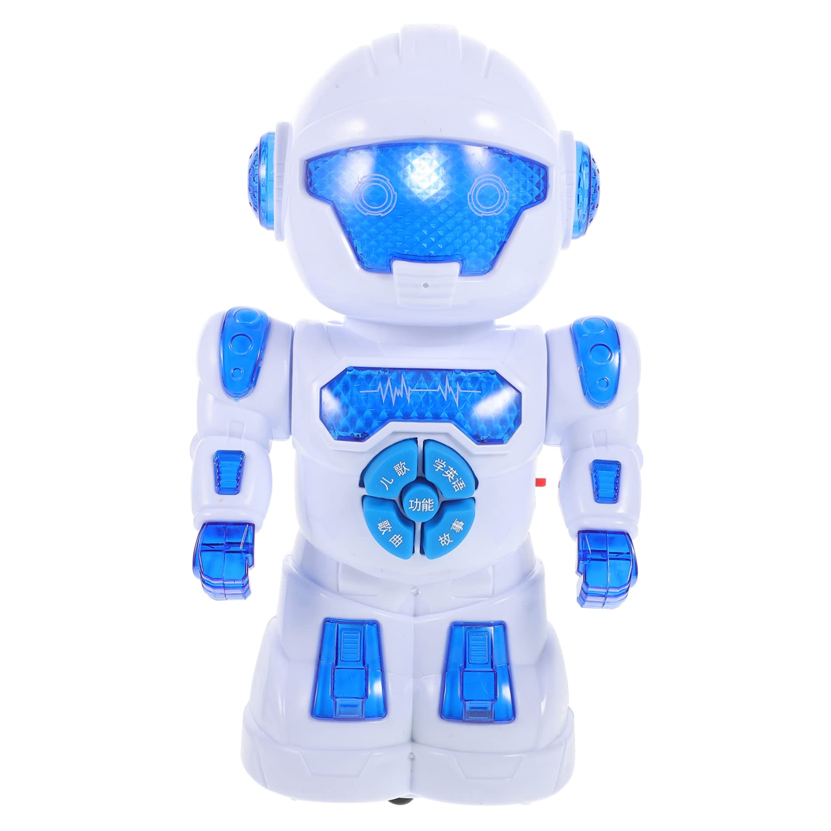 CORHAD Early Education Robot Toys Flashing Music-Light Simulation Robot Model for Boys and Girls