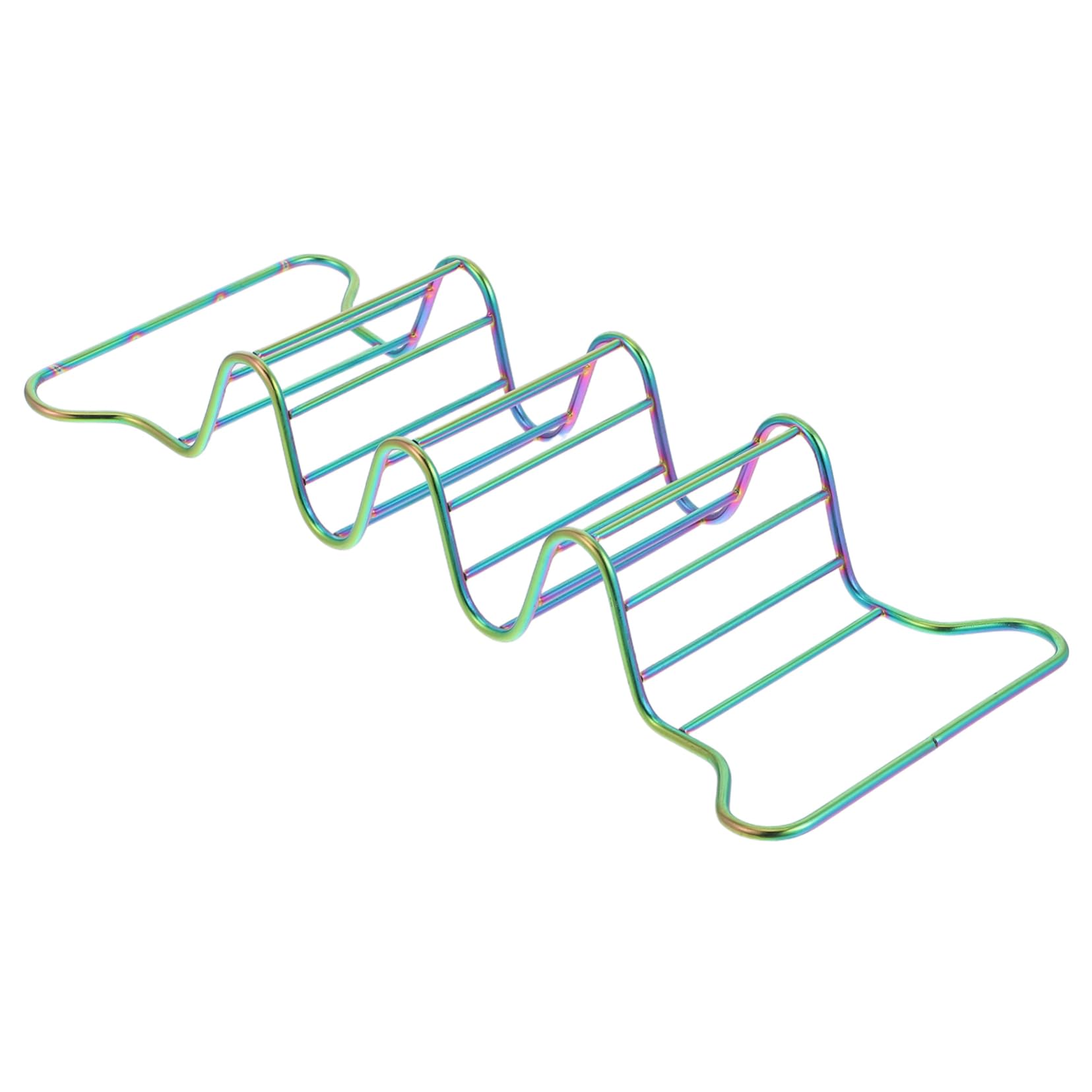 CIYODO Taco Rack Metal Taco Holder Stand Family-size Oven Safe Taco Shell Organizer Taco Bar Accessory