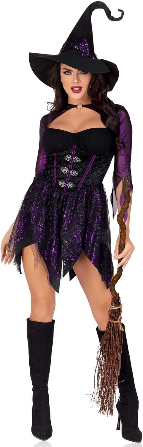 Leg Avenue Women 2 Pc Mystical Witch Costume With Hat