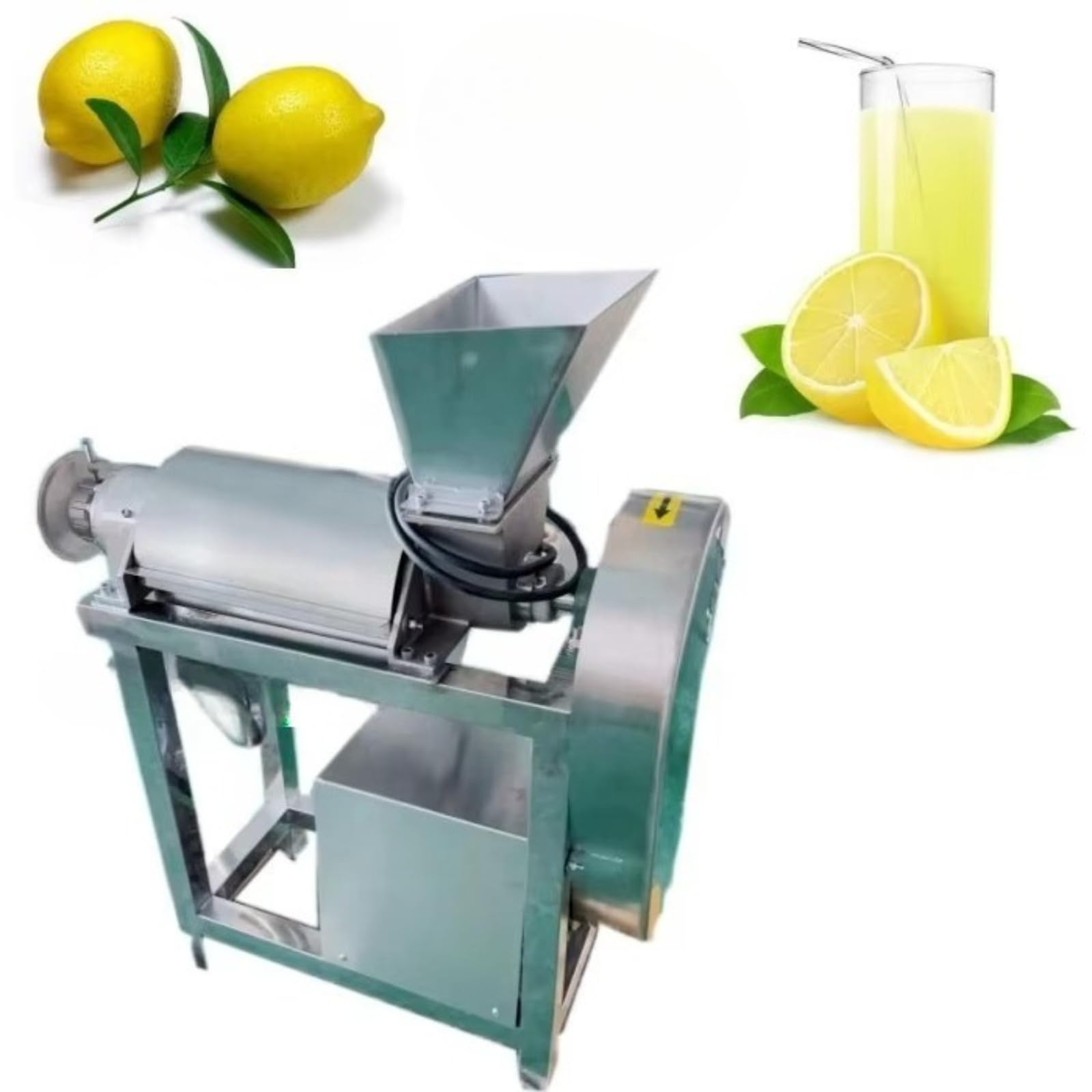 Cold Press Juicer Machine for Fruits Veggies Commercial Juice Press with Crusher Industrial Juice Maker for Hotels Restaurants