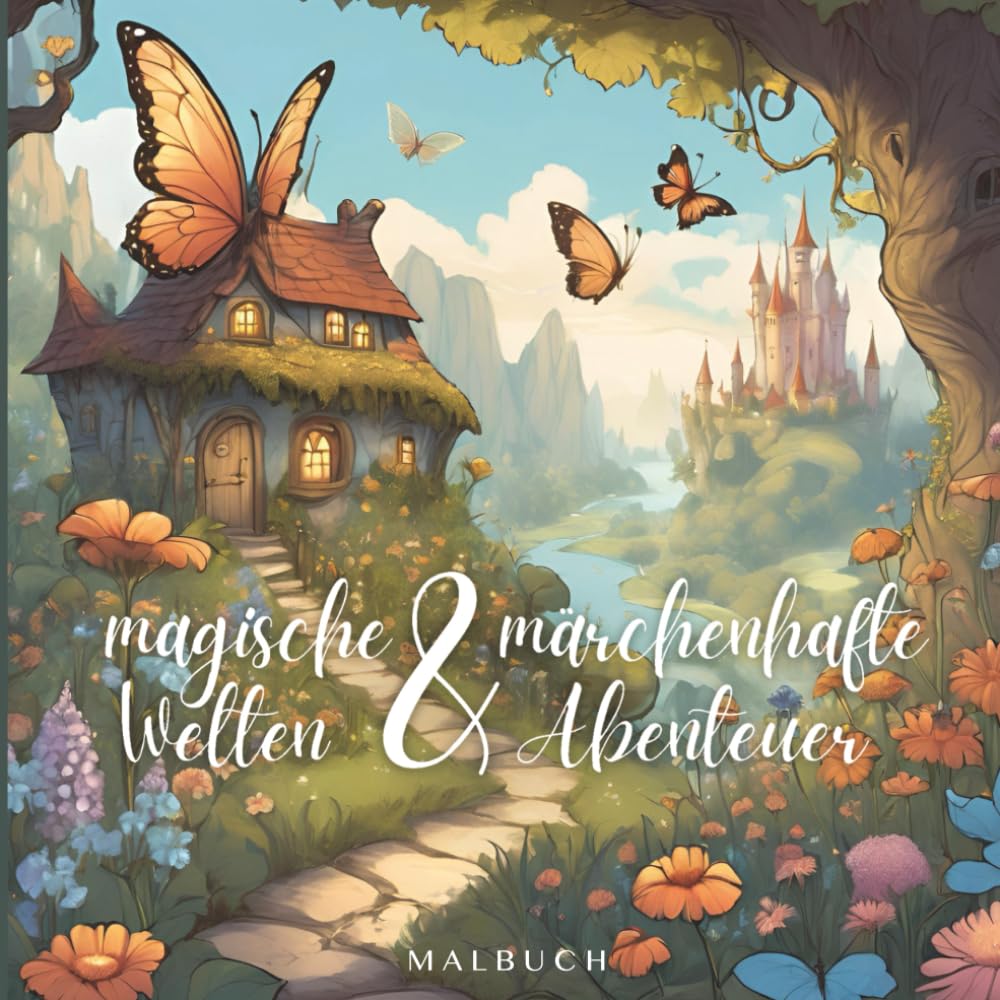 Magische Welten & Märchenhafte Abenteuer: Malbuch