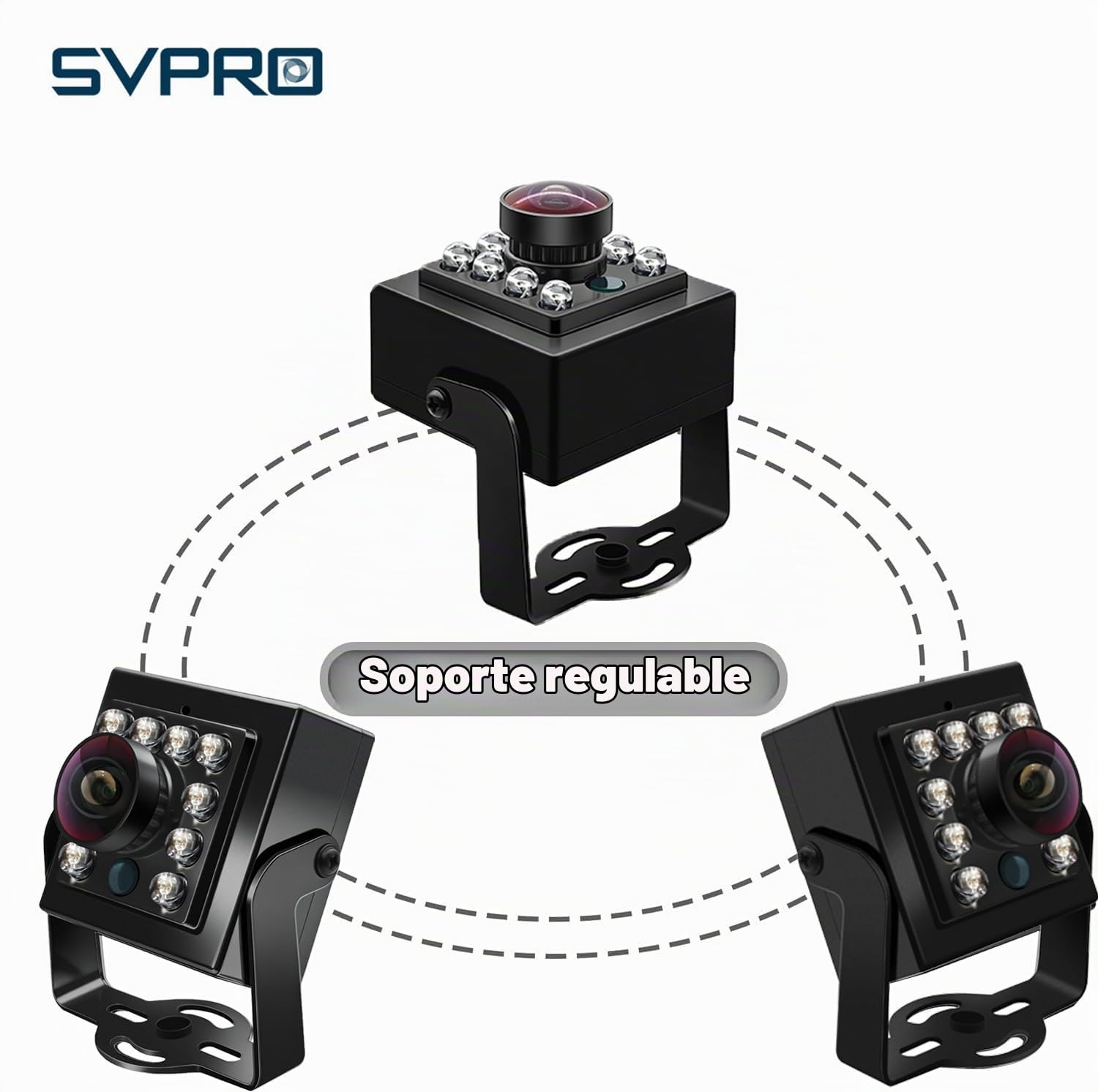 Svpro Cámara USB 1080P de visión diurna y nocturna para ordenador, 2 MP, conmutación automática de IR-CUT, captura de imagen todo el día, USB 2.0, OV2710 Webcam Board con LED IR para Windows, Linux