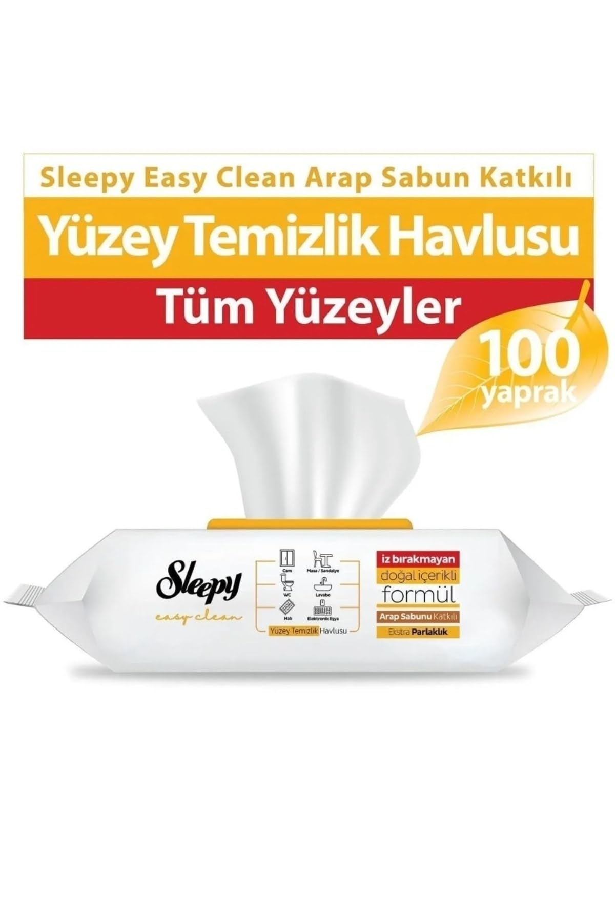 Sleepy 28001798 Islak Havlu, Beyaz