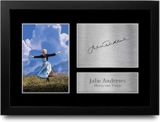 HWC Trading FR A4 Julie Andrews Sound of Music Maria von Trapp Gifts Printed Signed Autograph Picture for Movie Memorabilia Fans