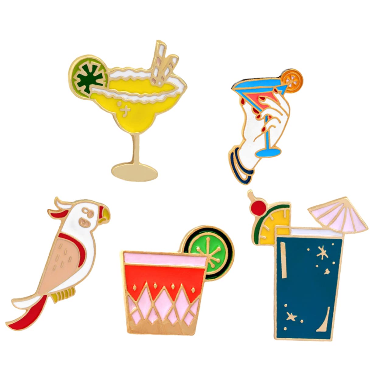 FOMIYES Cartoon-brosche Gold Broschen Für Frauen Ansteckbrosche Schals Für Damen Vintage-deko Brosche Für Damen Hawaii-brosche Frauen Brosche Legierung