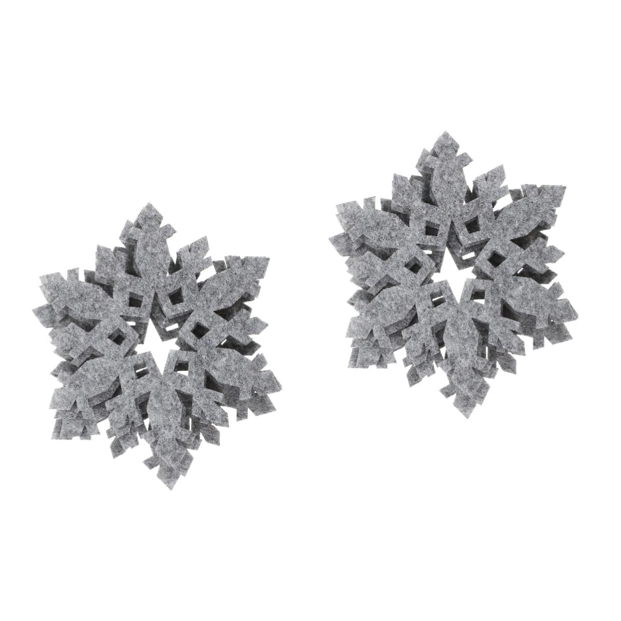 Verres Forme de Dé avec Isolation Thermique et Accessoires Décoratifs - 24 Pcs