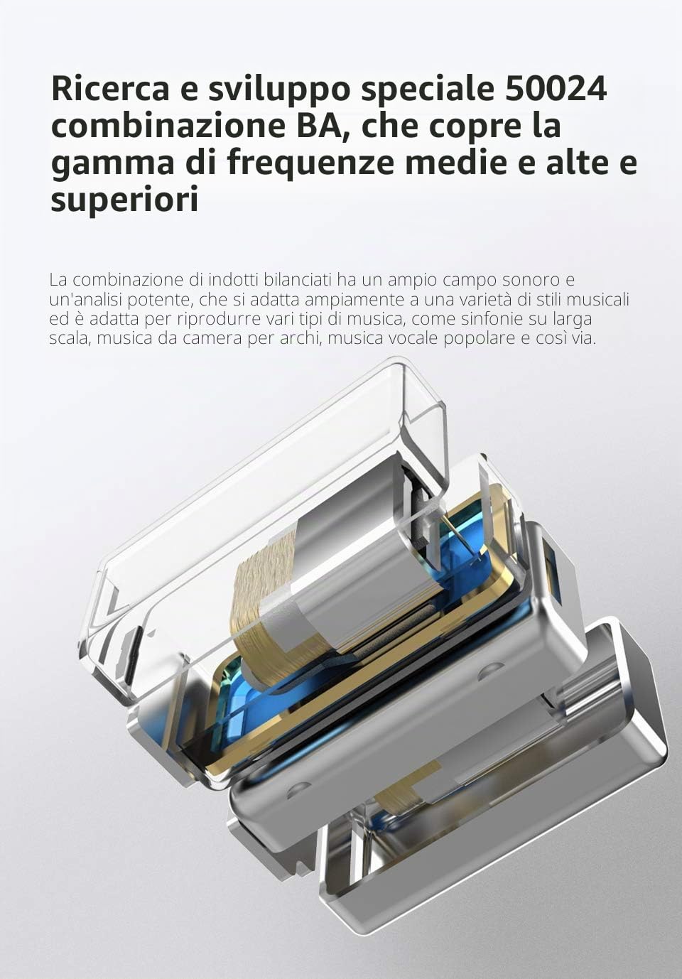 KZ Zax, Set di auricolari in-ear in metallo 7BA+1DD Hybrid, 16 Driver, HiFi, Bass, per sport, con cancellazione del rumore