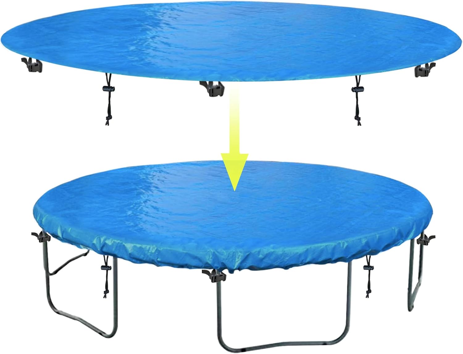 SIHAIAN 8 FT Trampoline Cover 816 Ft Trampoline Protective Cover, Easy to Install