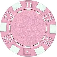 Vista 7 de Da Vinci, 50 fichas de póquer de cerámica compuesta, rayas, 11,5 gramos.