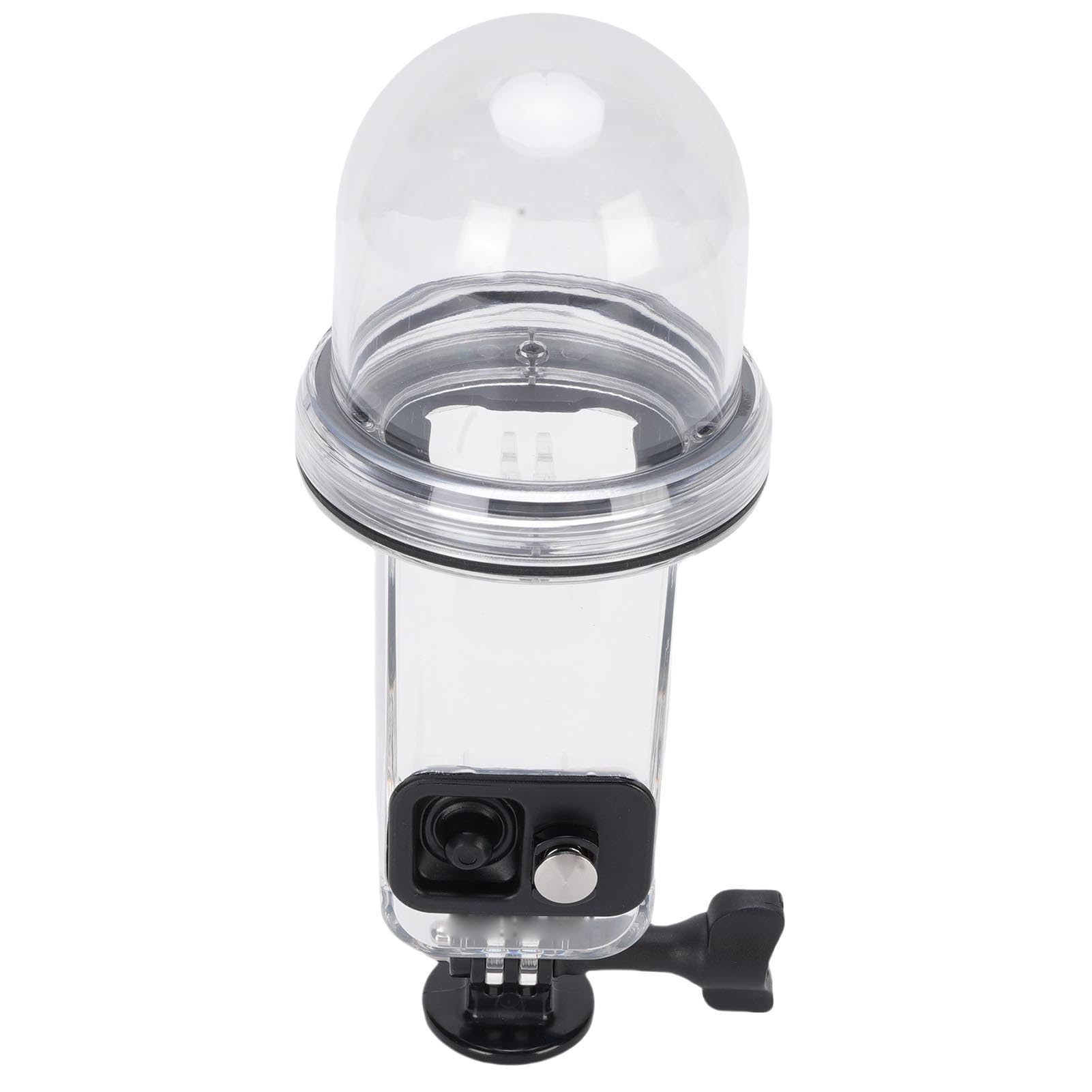 Custodia Subacquea, Custodia Protettiva Impermeabile Fino a 45 M per Fotocamera 3, Subacquea con Design a Cupola e Doppio Adattatore, Ideale per Immersioni, Snorkeling e Nuoto