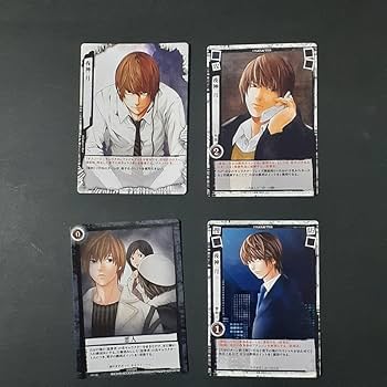 DEATH NOTE デスノート カードゲーム 夜神月 4枚セット Amazon.co.jp: デスノート DEATHNOTE カードゲーム 夜神 月 4枚