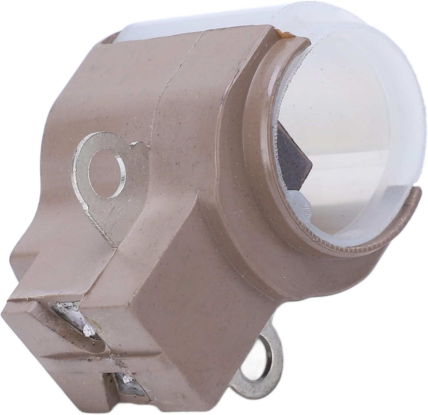 Alternator Brush Holder Brush Repair Kit, Aluminum Alloy Alternator Brush Holder And Brushes Kit Replacement For Denso 021620?2530 021620?2720