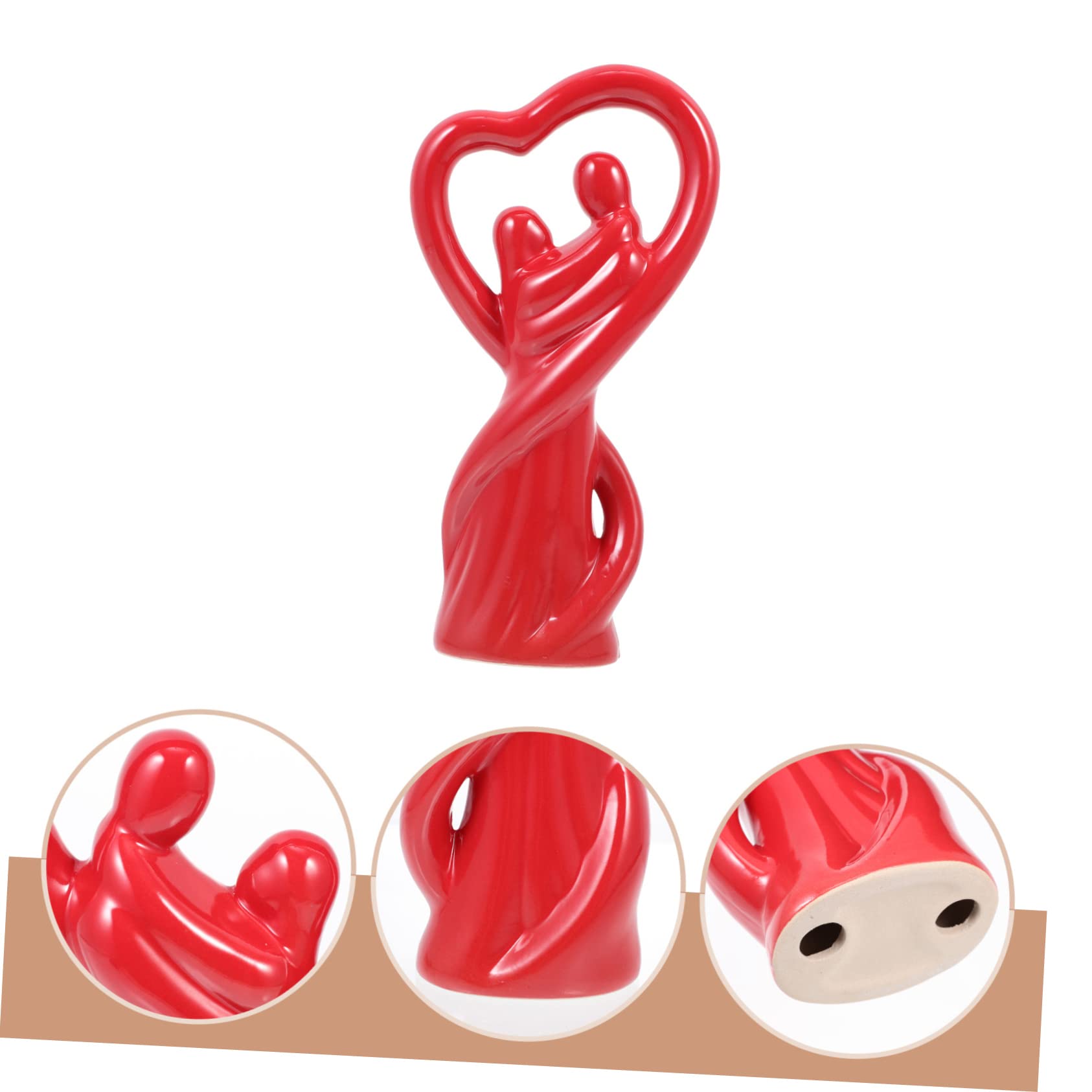 LIFKOME Embracing Couples Ornament Romantische Hochzeitsfigurine Für Zuhause Dekoration Für Valentinstag Und Hochzeiten