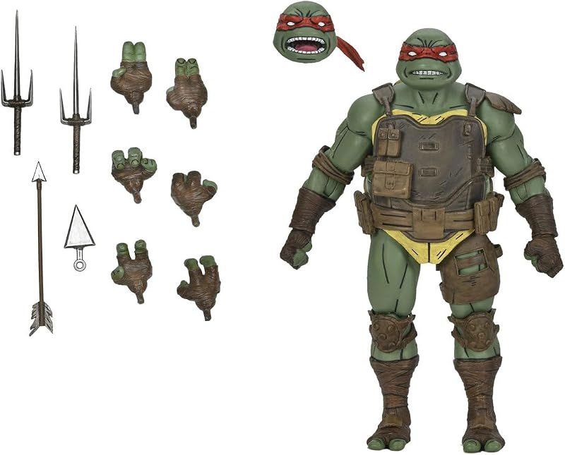 TMNT: The Last Ronin - Ultimate Raphael 7In Af | Tortugas ninja mutantes adolescentes The Last Ronin 7 Inch Action Figure Ultimate - Raphael