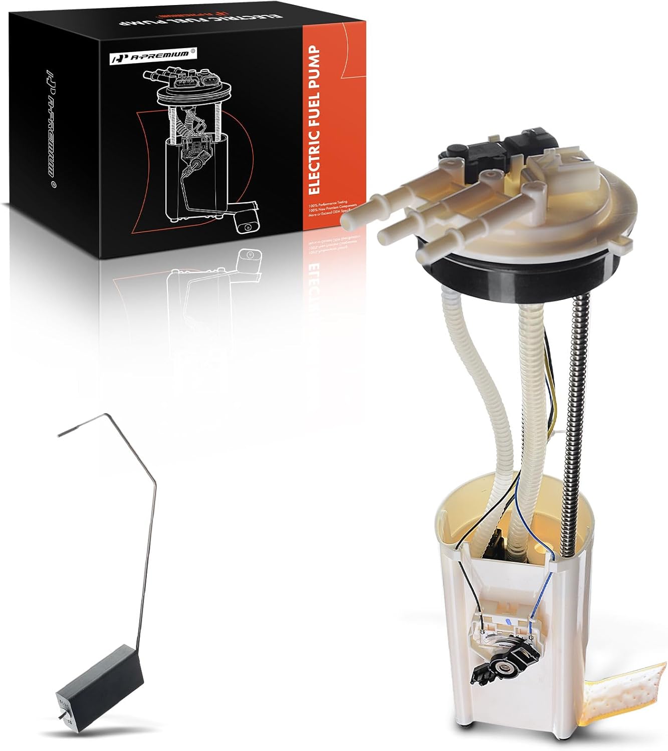 A-Premium Electric Fuel Pump Module Assembly with Pressure Sensor Compatible with Chevrolet S10 2000-2002 & GMC Sonoma 2000-2002, L4 2.2L, Gas/Flex, Replace# 2202-01734, 402-P3527M