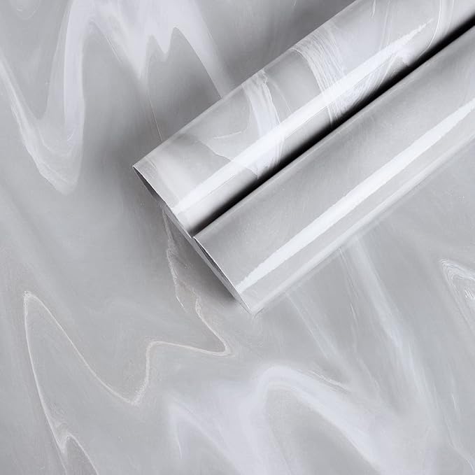 CHIHUT Marble Contact Paper for Countertops Waterproof