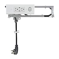 Vista 7 de Cargador para ensamblar en cajón Blade con salida integrada en el cajón, apagado de seguridad integrado, (2) USB-A y (2) 15 amperios CA, color blanco