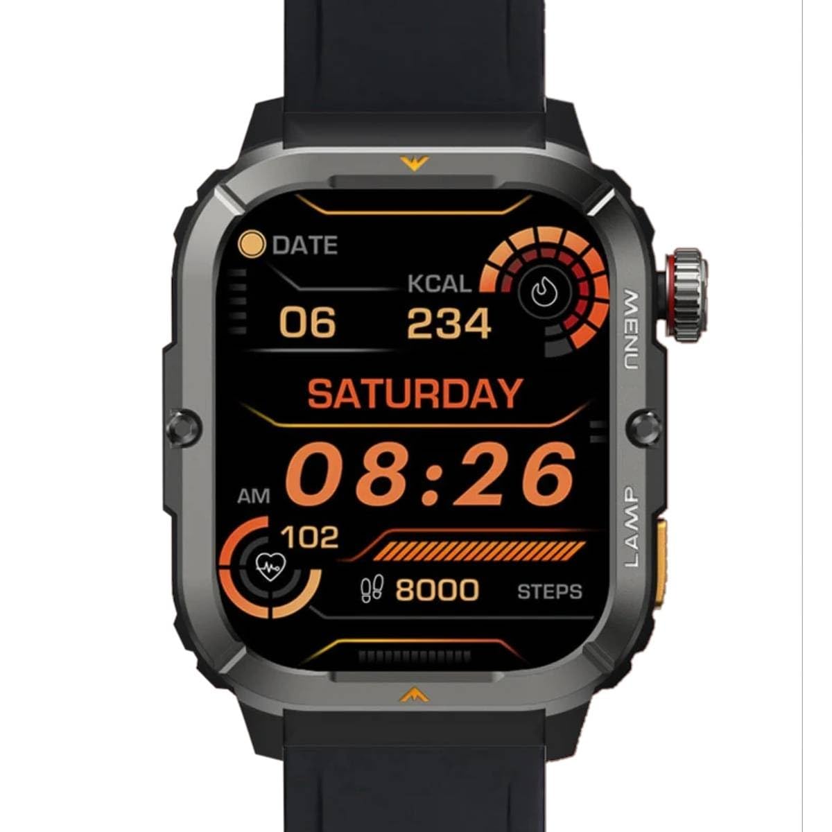 AGM Legion 3 Black - Smartwatch 1.95"