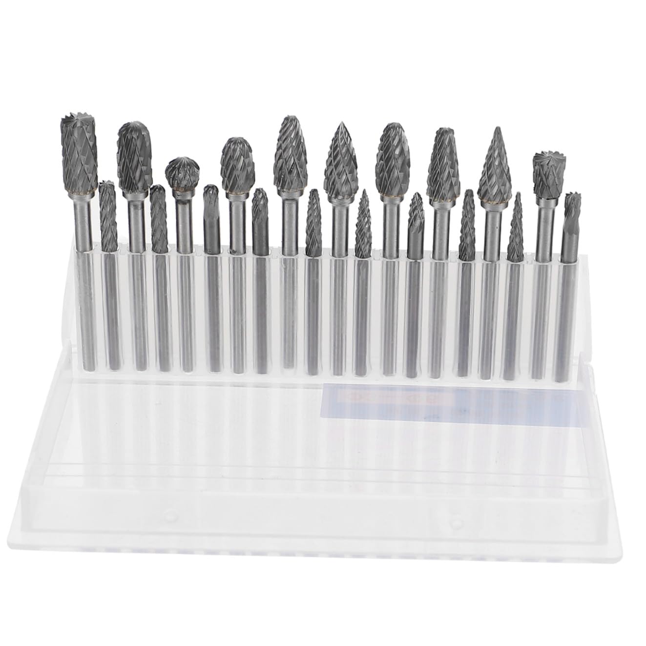 STOBAZA 3 Sets Rotary File Bits Tungsten Carbide Rotary Tool Accessories for Polishing Grinding Carving Durable High Wear Resistance for Woodworking and Metalworking Projects