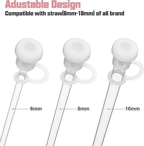 Miniatura 2 de Funda de popote ajustable para todas las marcas de Stanley, Simple Modern, Yeti, Owala, Hydro Flask, Reduce, Maars, Meoky, MaxBase, Beast, Hydrapeak