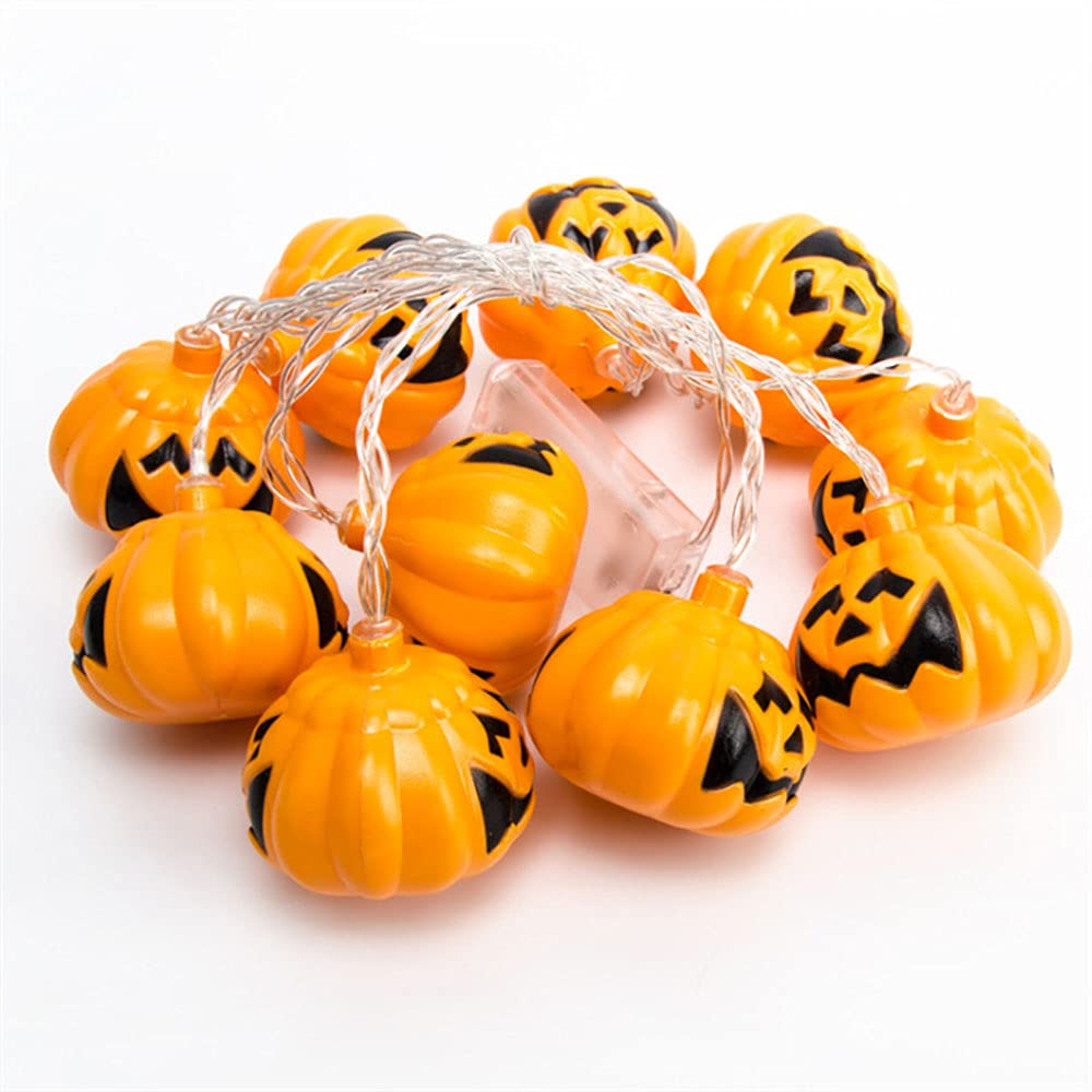 Guirlande citrouille imperméable : la déco Halloween sans fil extérieure