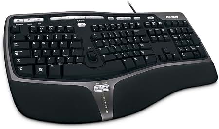 マイクロソフト　ナチュラルエルゴノミック　キーボード　4000 Amazon.com: Microsoft Wired Natural Ergonomic Keyboard 4000, Retail