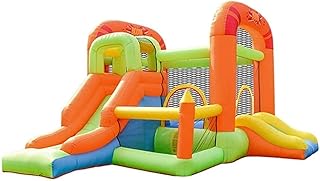 for Kids Kids Bouncy Castle Children's Playground Inflatable Jumping Bed Slide Inflatable Jumping Bed Inflatable Castle Inflatable Bouncer Summer Gift