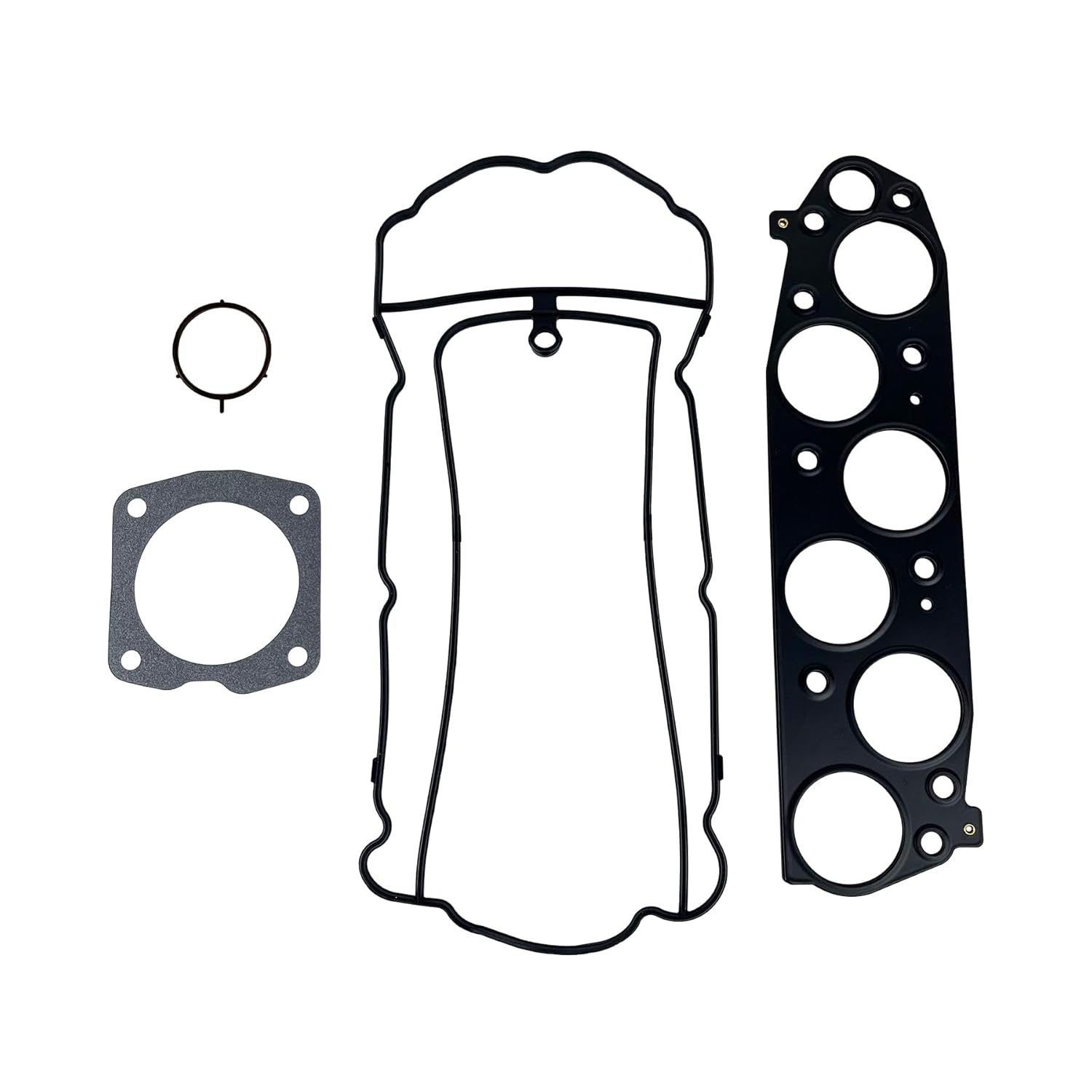 MS19700 Intake Manifold Plenum Gasket Set for Honda Accord Pilot Odyssey Acura TL MDX RDX – J35 V6 Engine – Replaces 037-4889 – Premium Rubber & Aluminum – 2005-2017 Compatible
