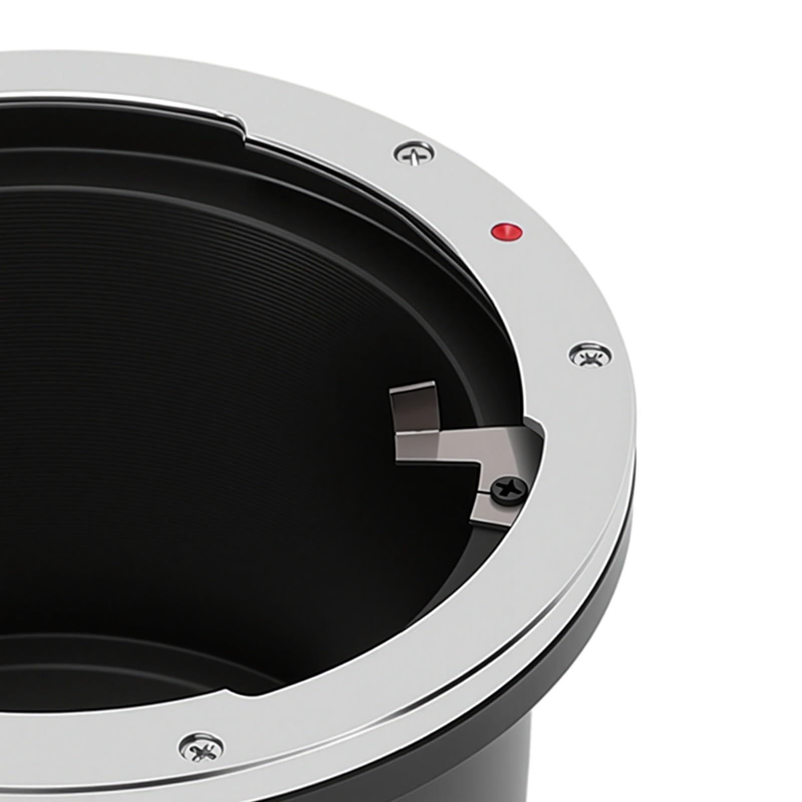 Adattatore per Obiettivo con Attacco M645, Convertitore per Obiettivo con Messa a Fuoco Manuale in Lega di Alluminio con Rivestimento Riflettente Opaco per Fotocamere Z Mount Z5