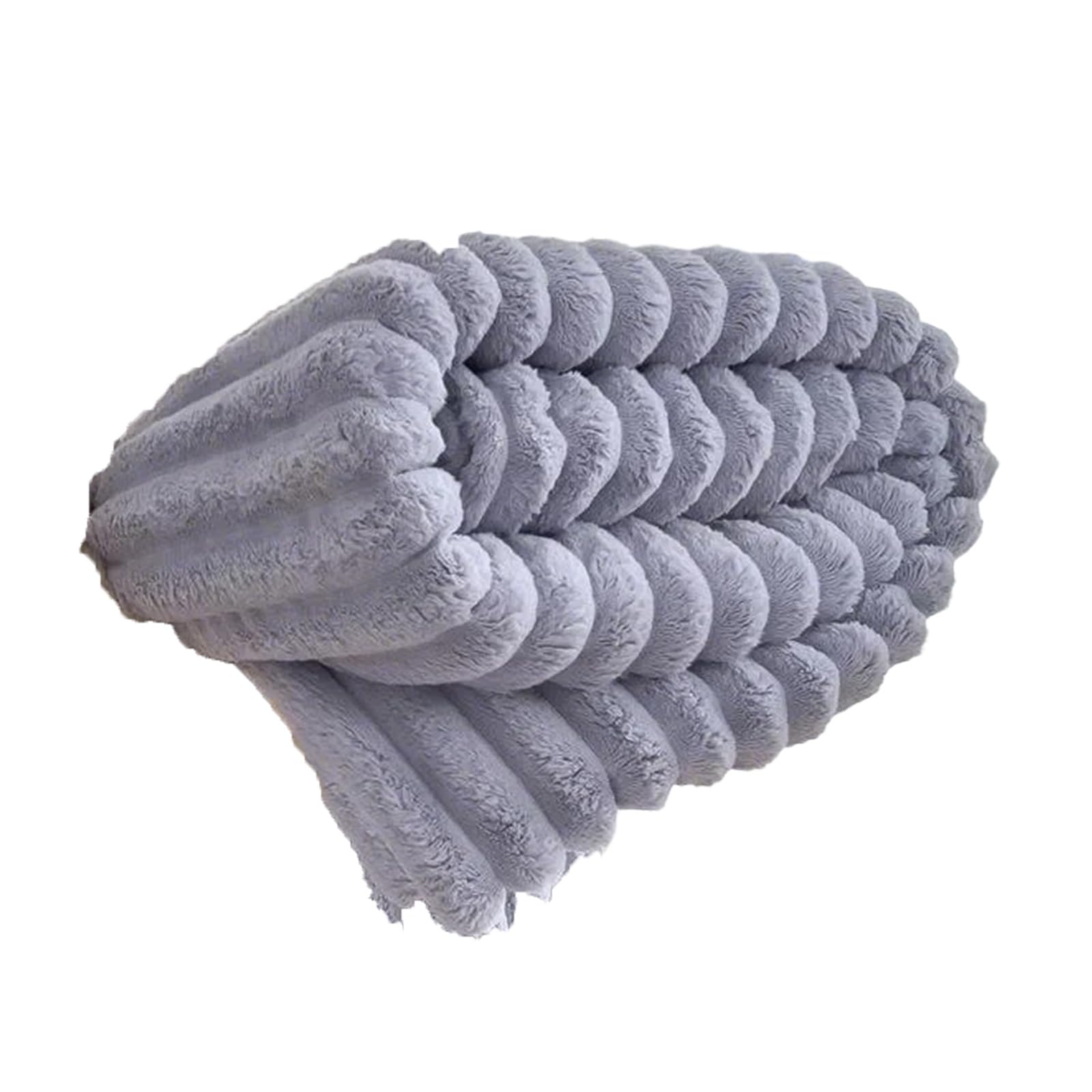 HDOYTXXM Coziness Faux Furry Blanket Thick Plushes Elegant Faux Furry Throw for Home Décorations or Traveling Use Soft