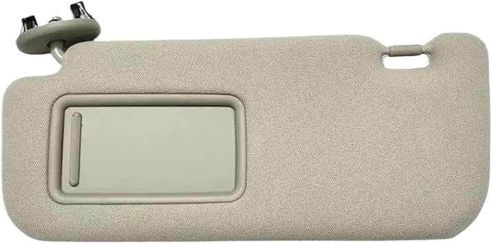 Fit for Toyota Auris Fit for Corolla 2008-2013 Car Interior Sun Visor with Mirror Grey Beige Sun Shade Left Right Driver Passenger Side Sun VisorBeige Left