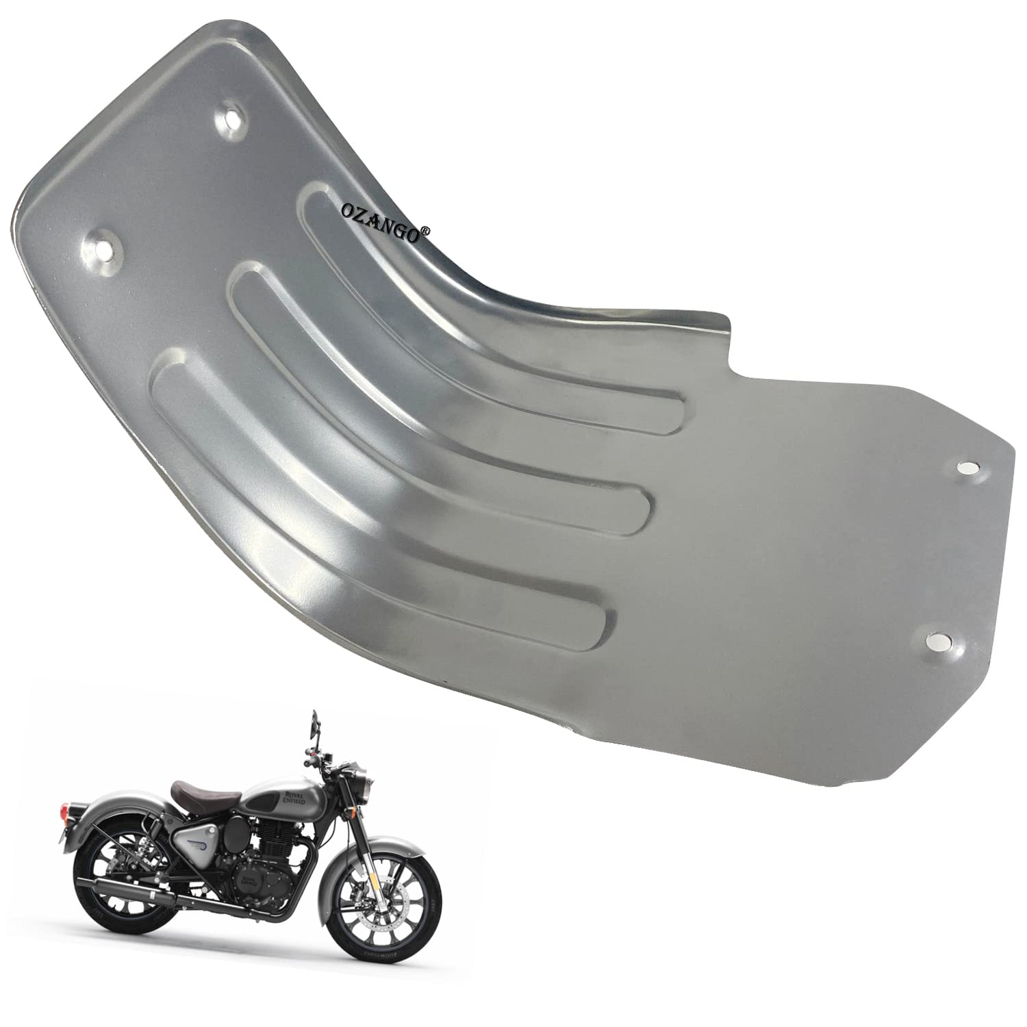 OZANGO Bike Engine Guards Bike Sump Guard Sumguard with Fitting Engine Plate for Royal Enfield