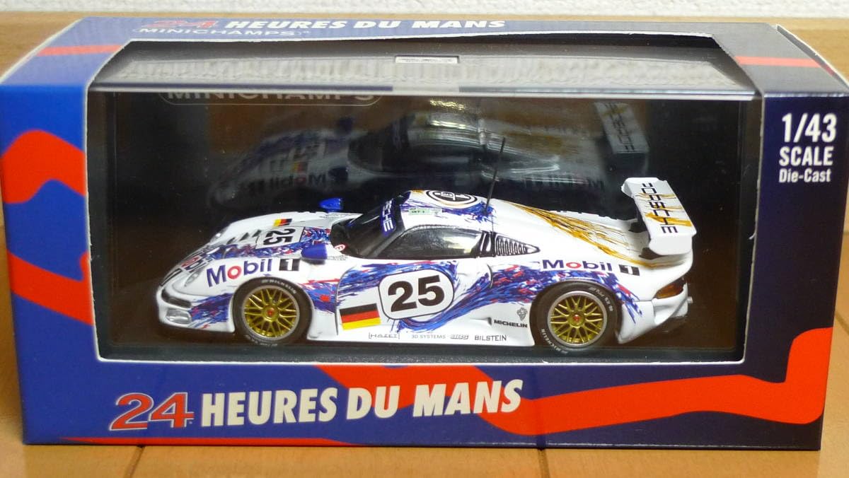 Amazon.co.jp: ミニチャンプス ポルシェ 911 GT1 1996 ルマン24時間