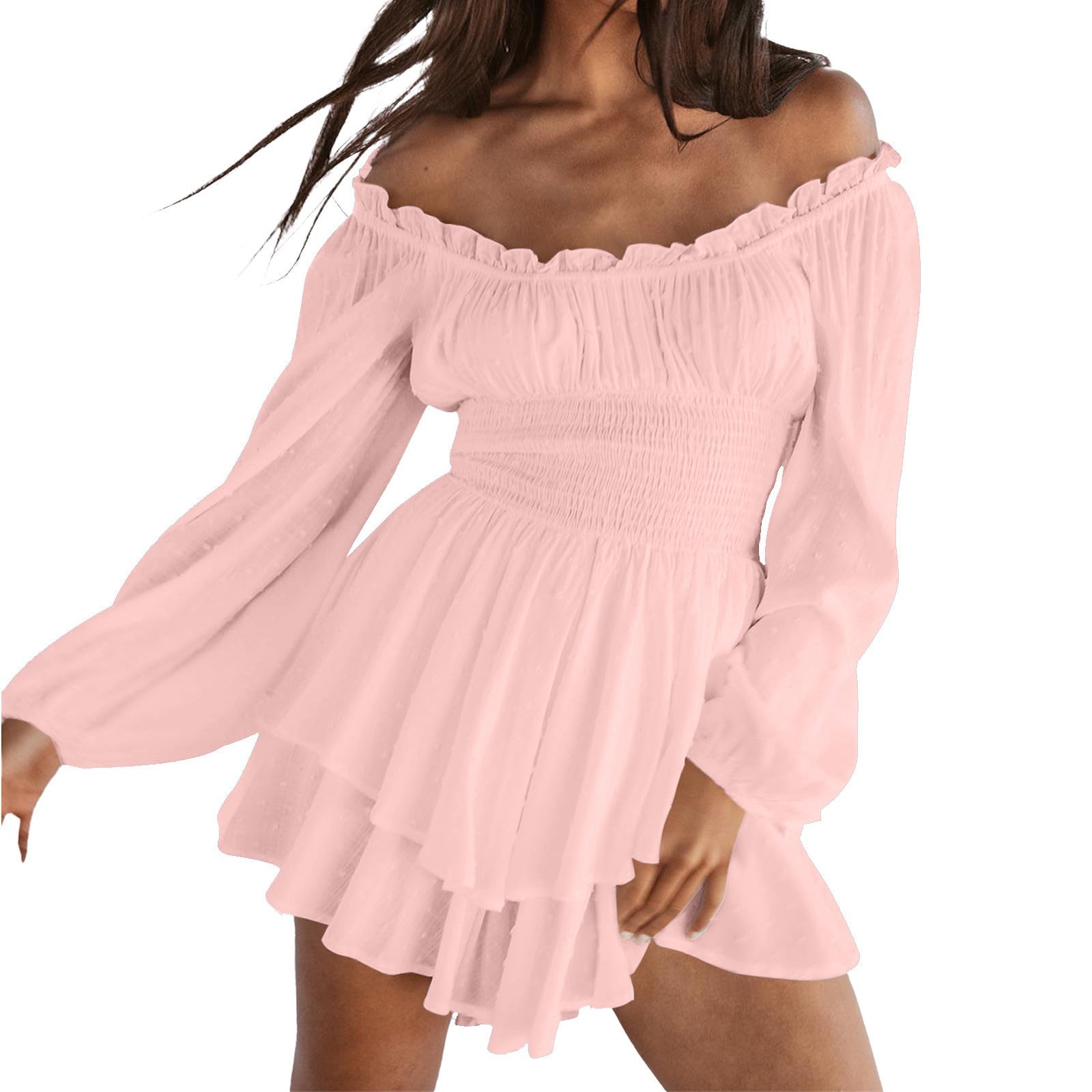 Disfraz de pirata para mujer, vestido de playa, informal, vestido de verano, mono de manga de farol, elegante, informal, vestido de hada, vestido de hada, vestido de pirata, vestido de vuelo, vestido