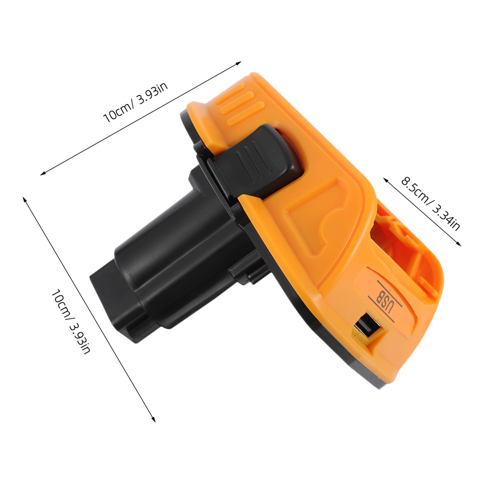 jojofuny Convertidor de Batería Recargable 2 Juegos Adaptador de 18v/20v Abs para Herramientas Eléctricas