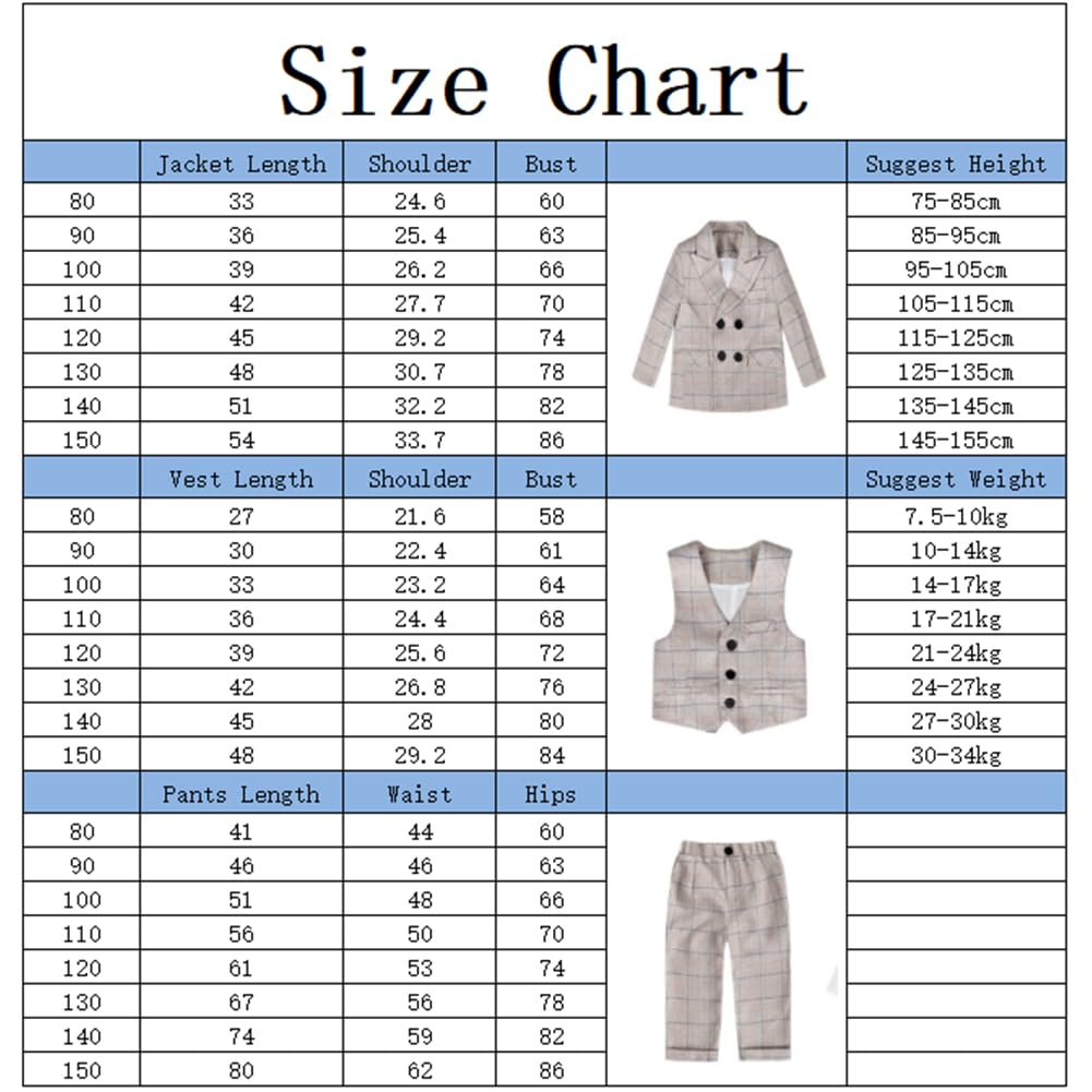 Trajes para Bebe Niño de Vestir Elegante,Conjunto de 4/5/6 Piezas de Traje Formal para Boda Fiesta Bautizo Comunión,Niño Traje de Ceremonia,Traje de Graduación Infantil Traje de Caballero