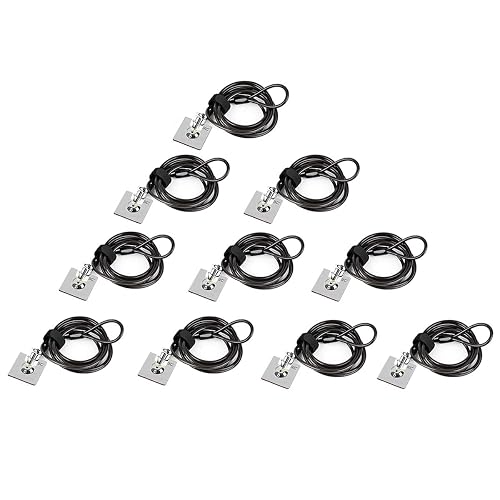 Laptop Cable Lock Anti-Theft Combination Lock (10 Pack)