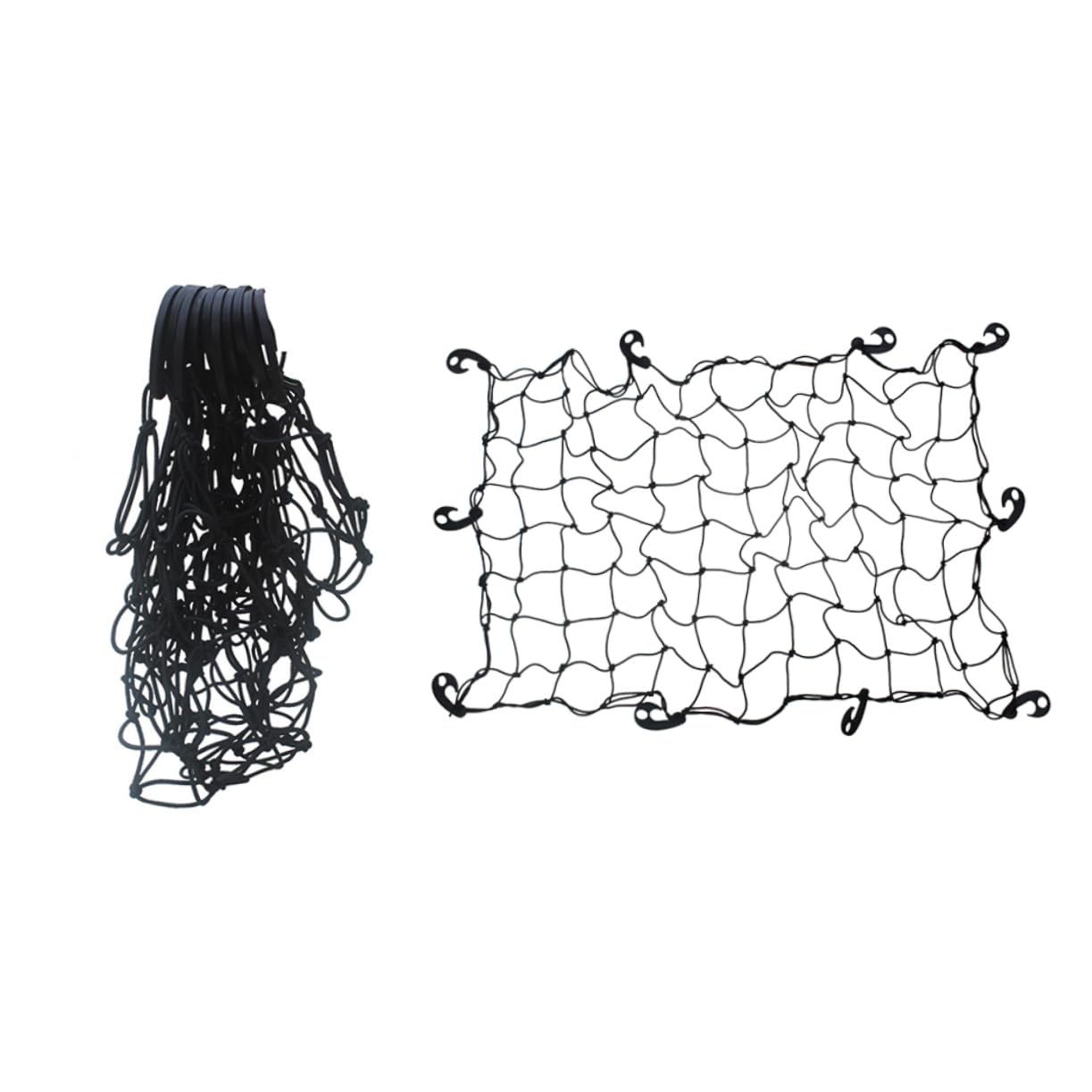 Filet de rangement de coffre voiture avec crochets de stockage