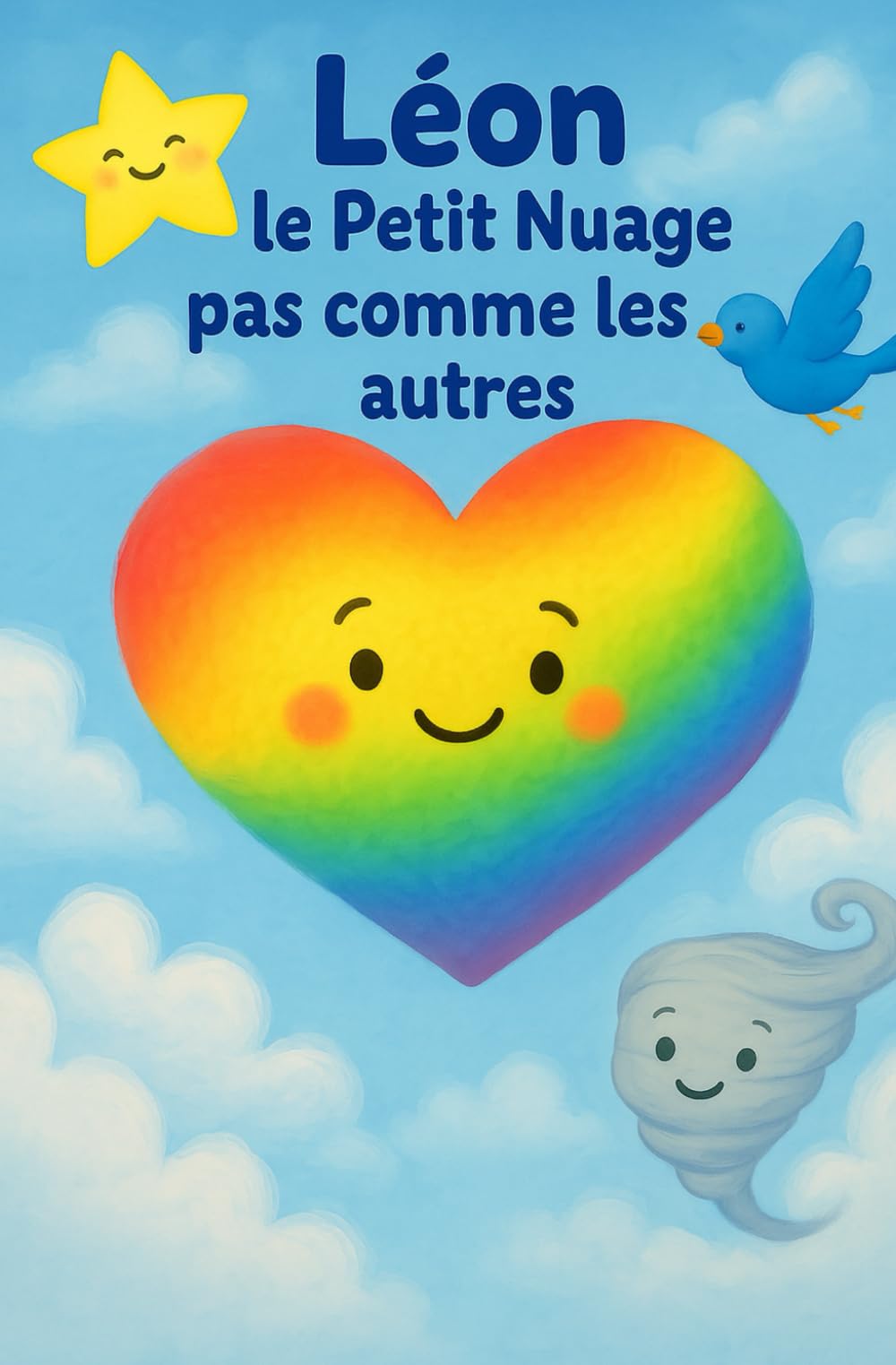 Léon, le Petit Nuage pas comme les autres: Une histoire tendre et colorée sur la différence, l'acceptation et l'amitié