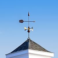 Vista 4 de Weathervane - Soporte ajustable para cúpula de acero, para techo con extensión de soportes de montaje, 4 placas