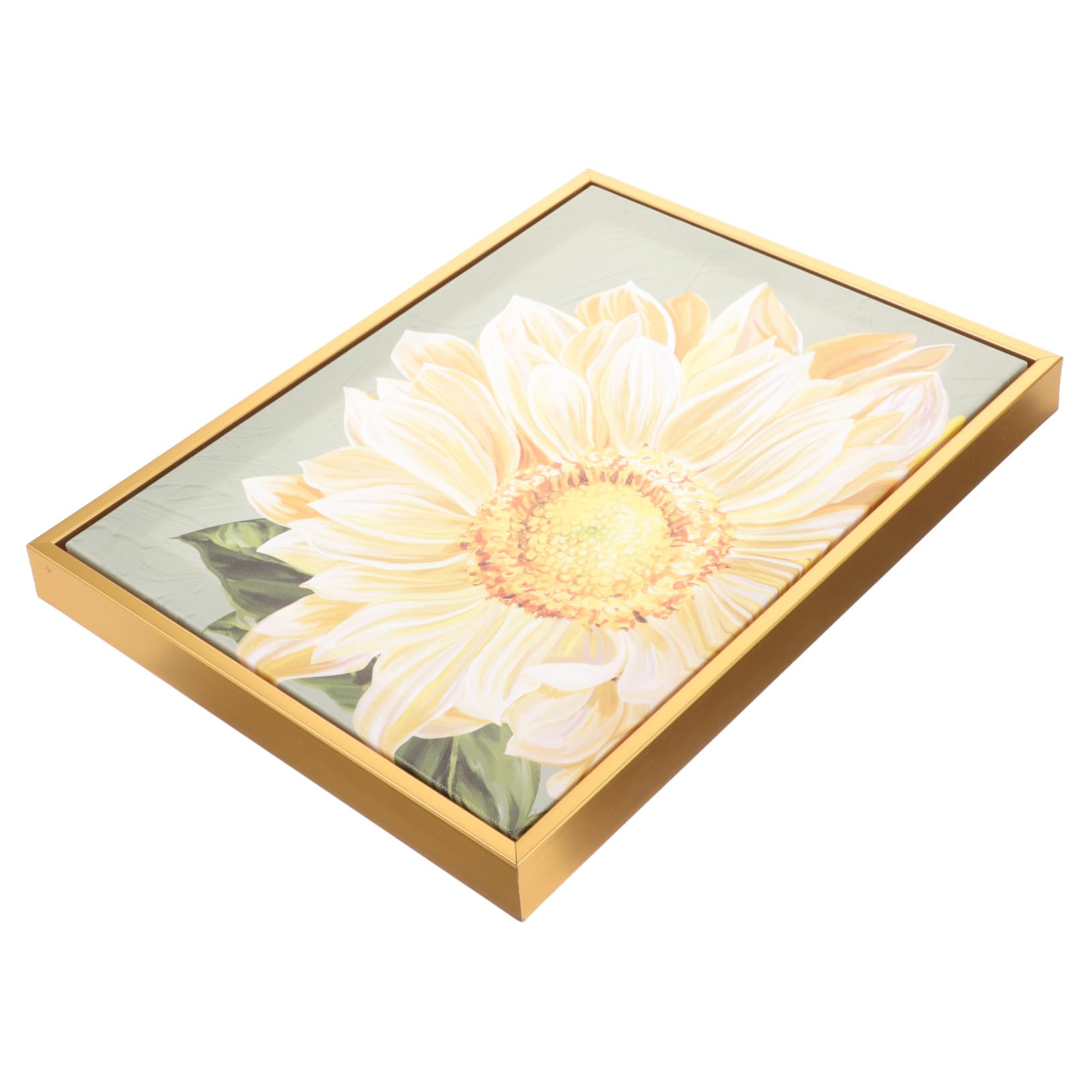 Decoration de toile avec cadre moderne jaune pour illuminer votre cuisine et salon
