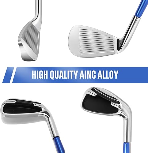 Miniatura 3 de Leyndo Cuña de golf de longitud ajustable para cubo de golf, juego de patio trasero, cuña de arena de 56 grados, cuña de arena para mano derecha,